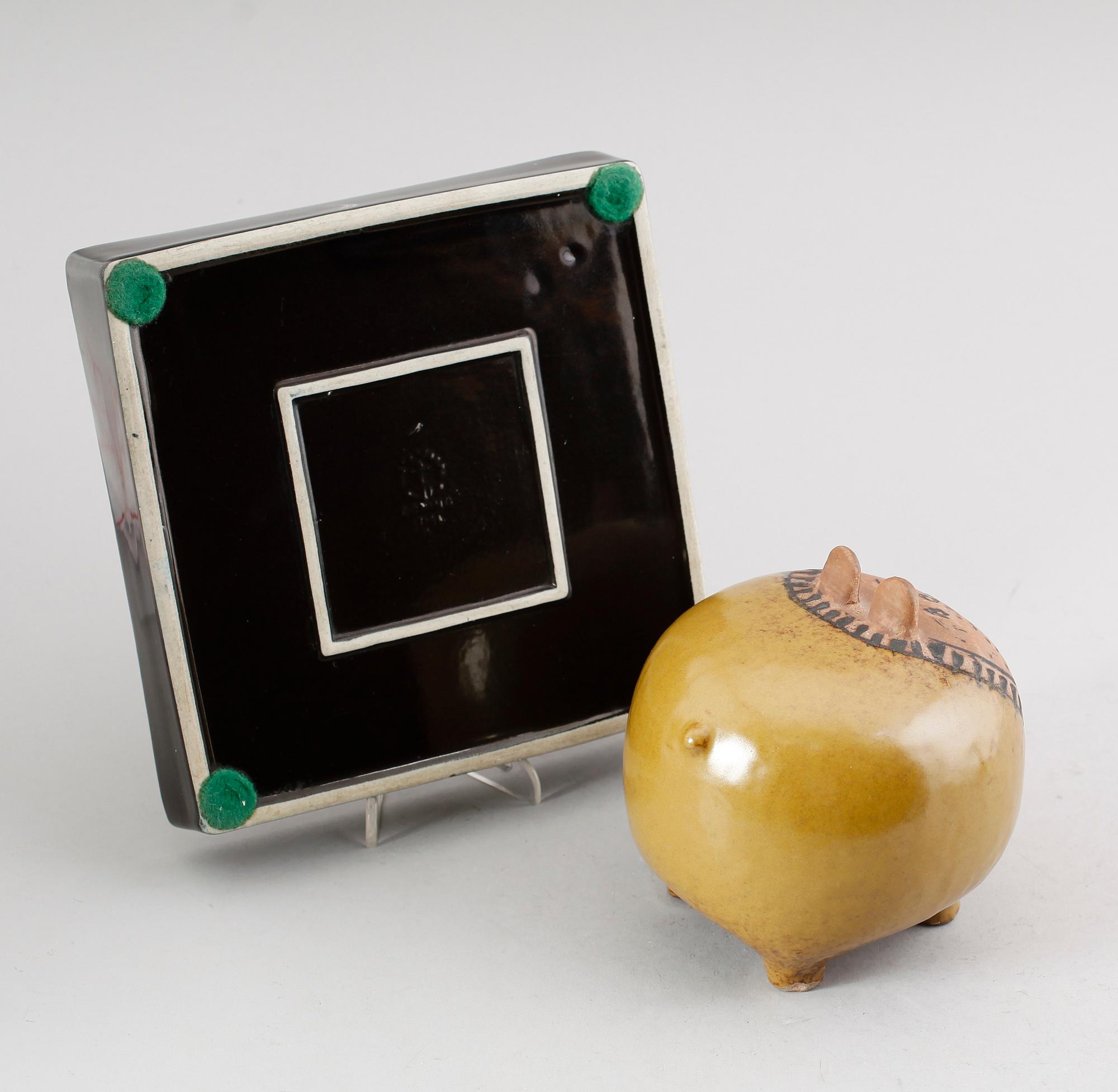 FAT OCH SKULPTUR, keramik, Stig Lindberg och Lisa Larson, Gustavsberg.