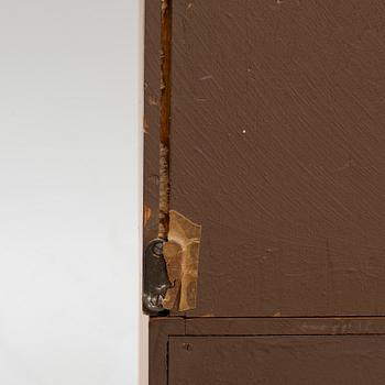 Bookcases with cabinets. 5 pieces. 1960s.