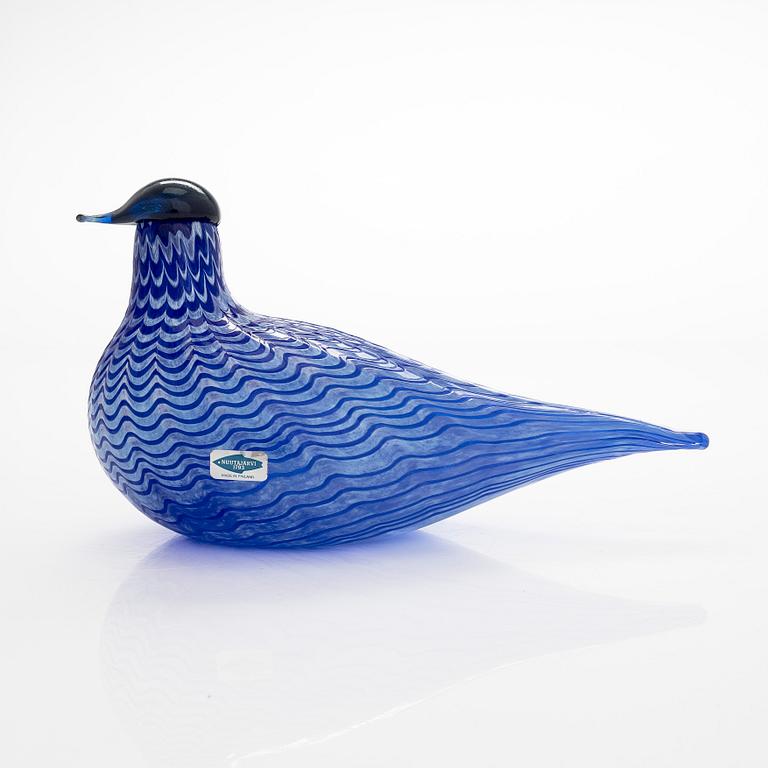 Oiva Toikka, a glass "Blue Bird", signed O. Toikka, Nuutajärvi.