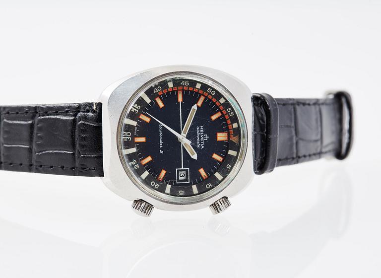 HERRARMBANDSUR, Helvetia Automatic Waterstars II, 1970-tal.