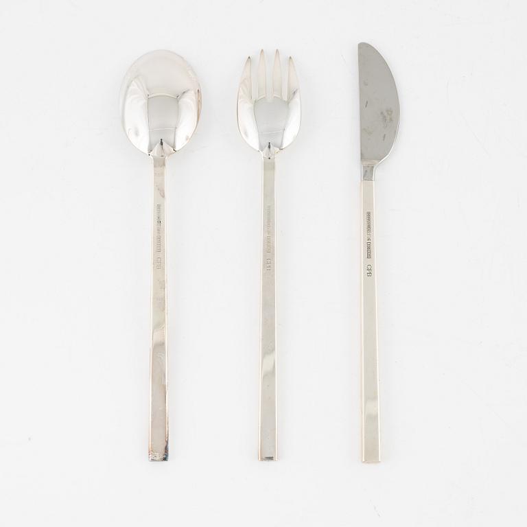 Prins Carl Philip Bernadotte, a 24-piece silver cutlery service 'CPB 2091', MEMA GAB, Eskilstuna, 2009.