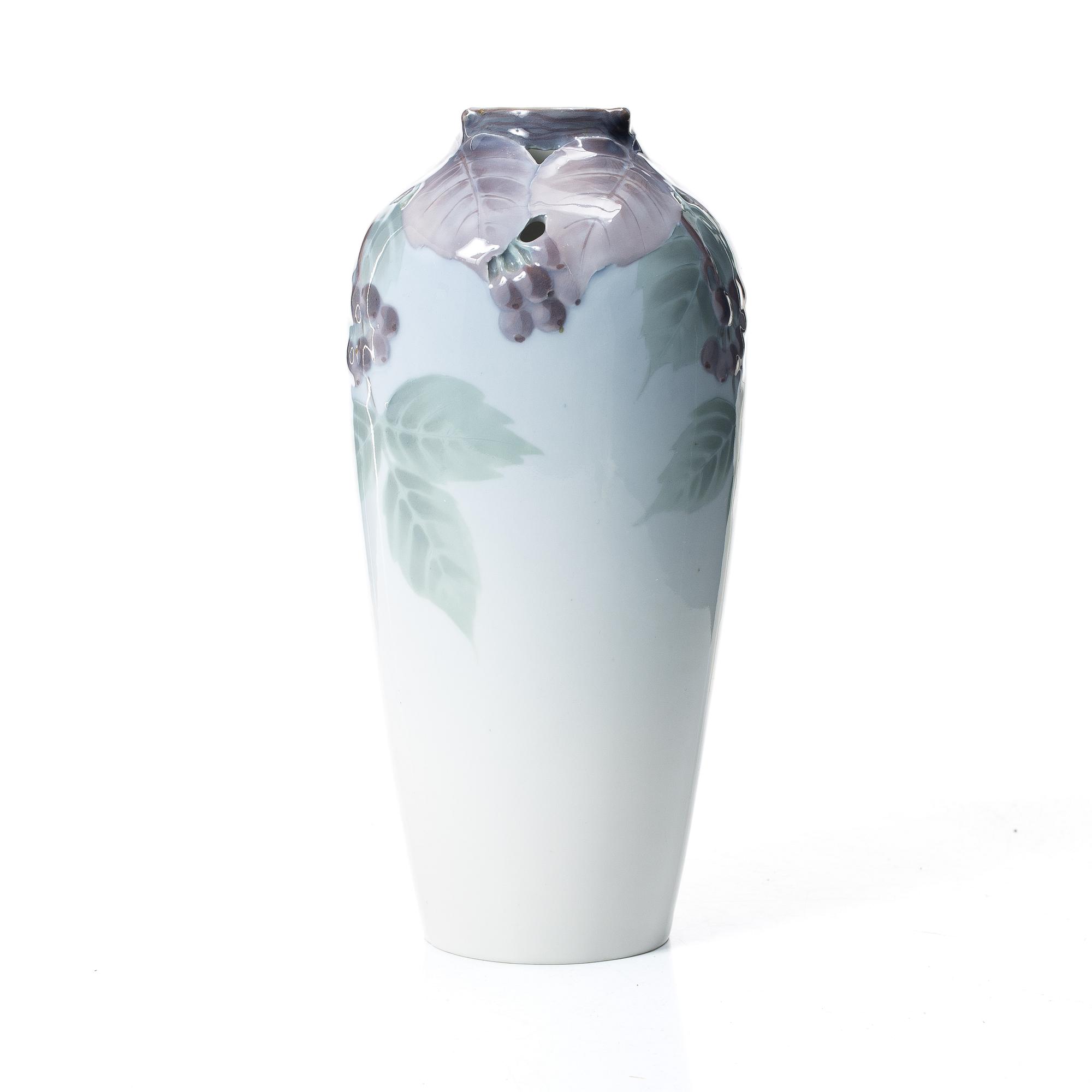 Astrid Ewerlöf, vase, Art Nouveau, Rörstrand, early 20th century.