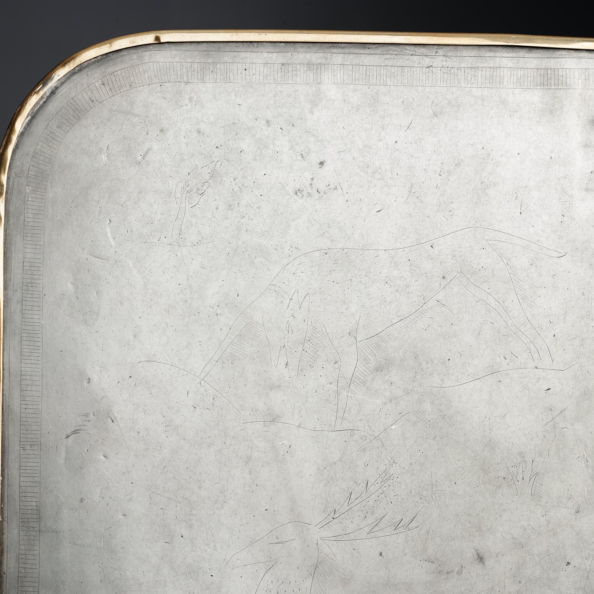 A Swedish Grace table, signed and dated 1929.