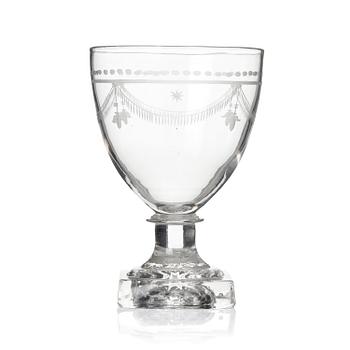 222. Wine glasses, twelve pieces, Sweden early 19th century.