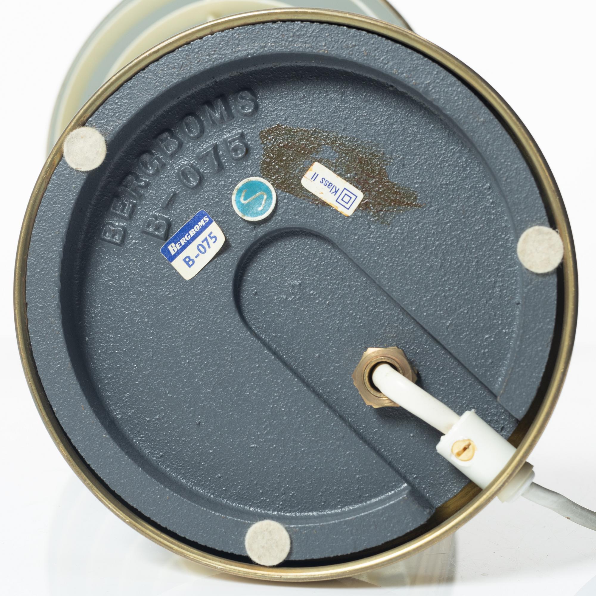 Eje Ahlgren, bordslampor, ett par, modell "B-075", Bergboms, Malmö, 1960-70-tal.