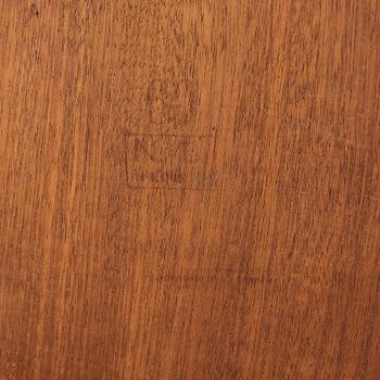 Tove & Edvard Kindt-Larsen, a walnut coffee table, Denmark 1950's.