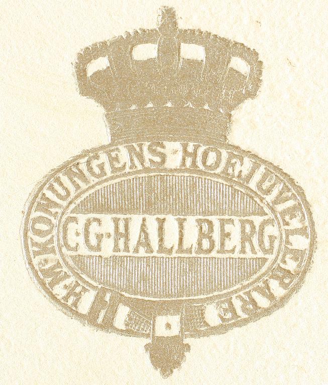 BESTICKSUPPSÄTTNING, silver, 242 delar, i schatull. "Chippendale", CG Hallberg, Stockholm, 1917.