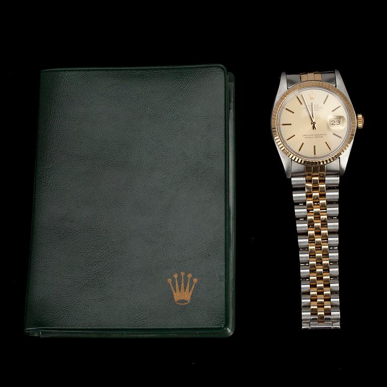 HERRARMBANDSUR, Rolex Oyster Perpetual Datejust.