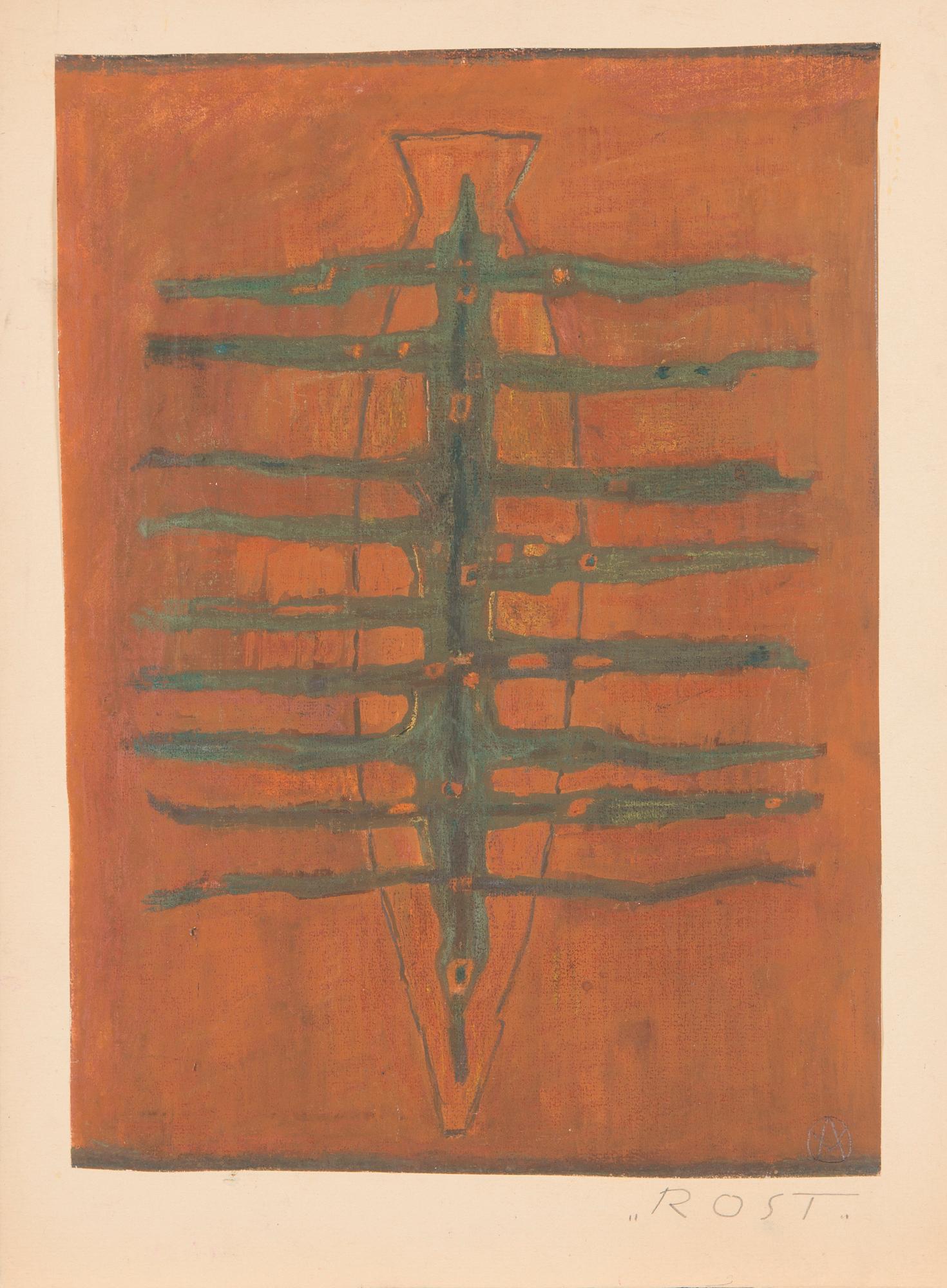 Margareta Ahlstedt-Willandt, "Rost". (Ruostetta).