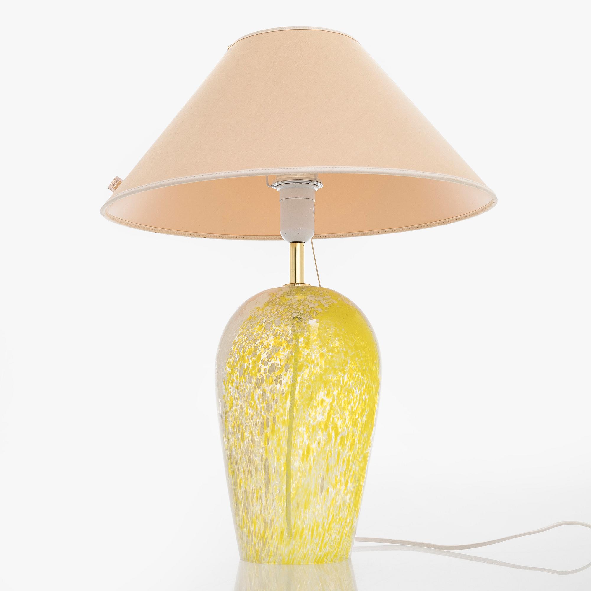 Bordslampa, 1900-talets senare hälft.