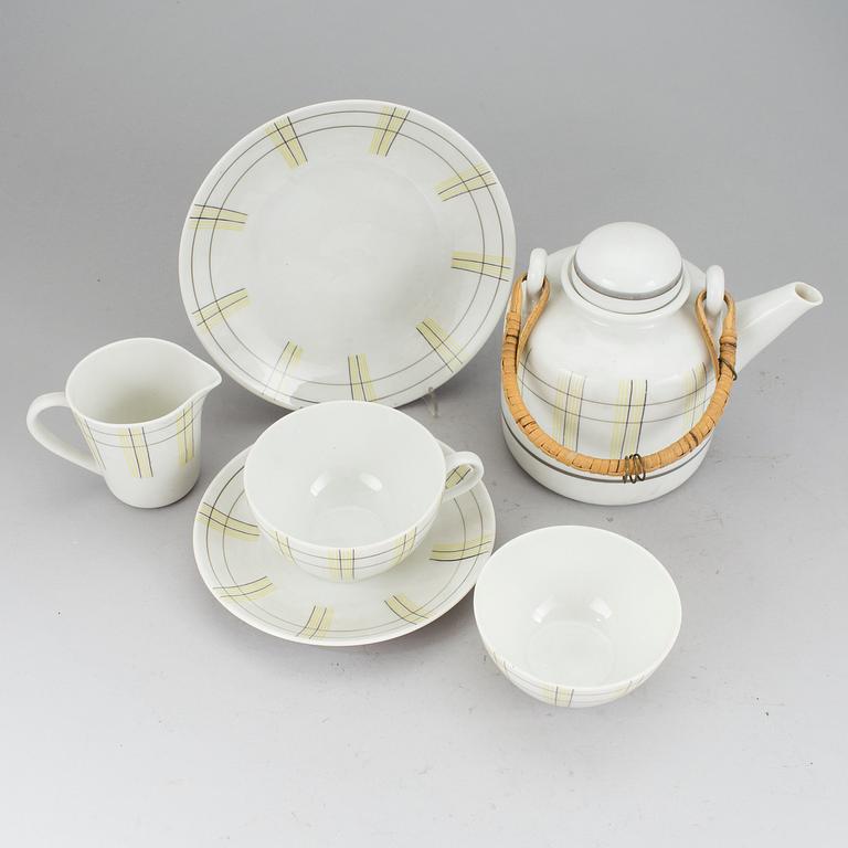 A 27 pieces tea service from Rörstrand 1956-57.