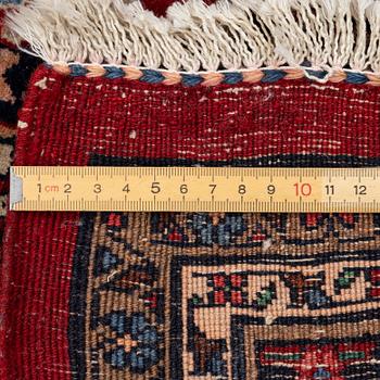 An old Bidjar rug, c. 225 x 143 cm.
