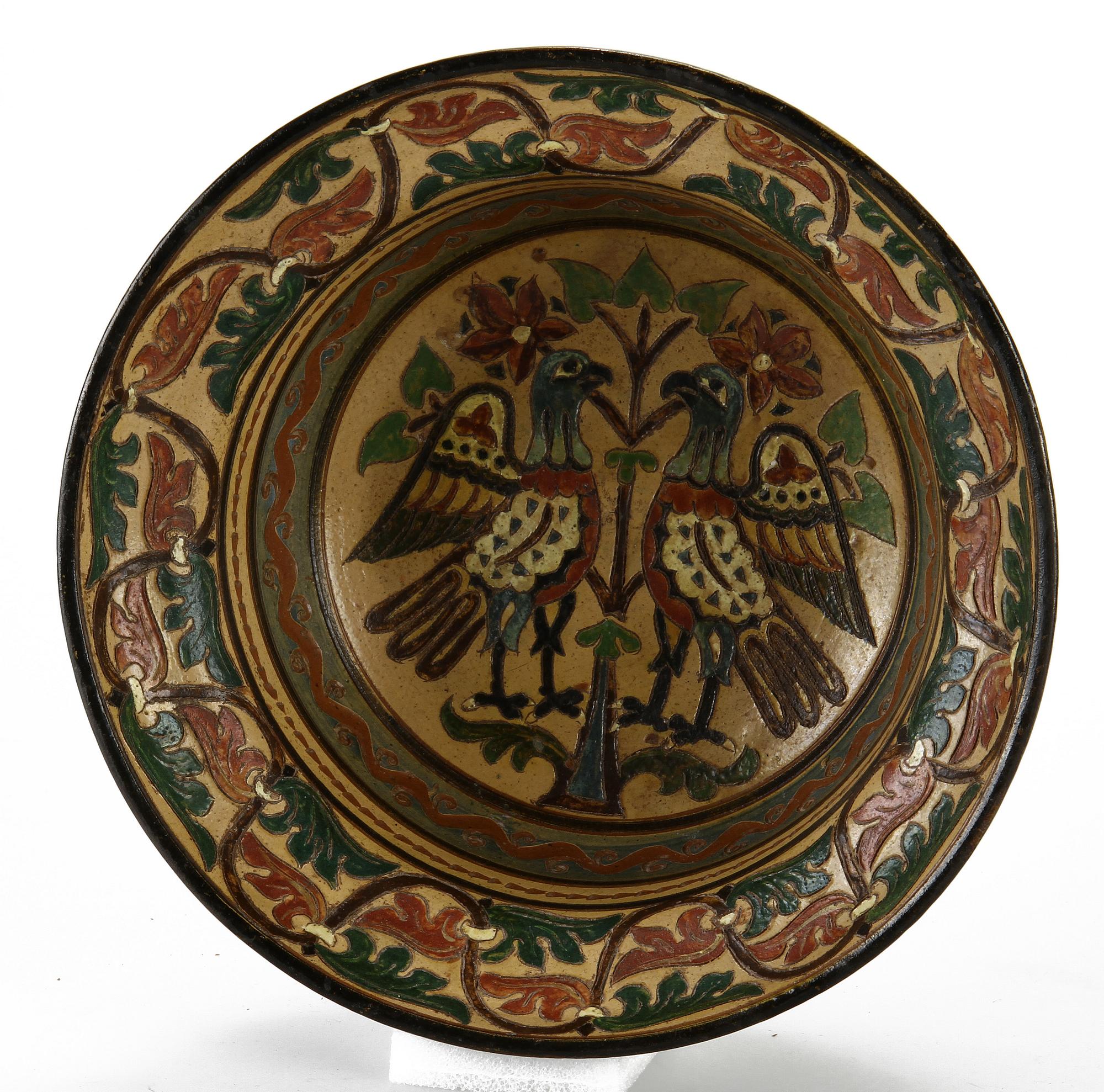 SKÅLFAT, keramik Italien, 1900-talets första hälft.