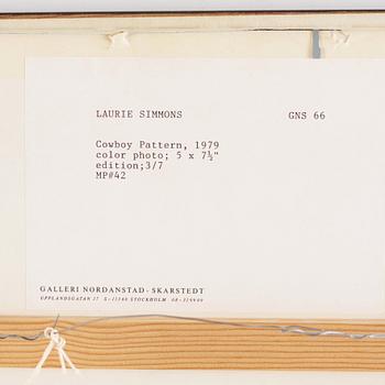 Laurie Simmons, "Cowboy Pattern", 1979.