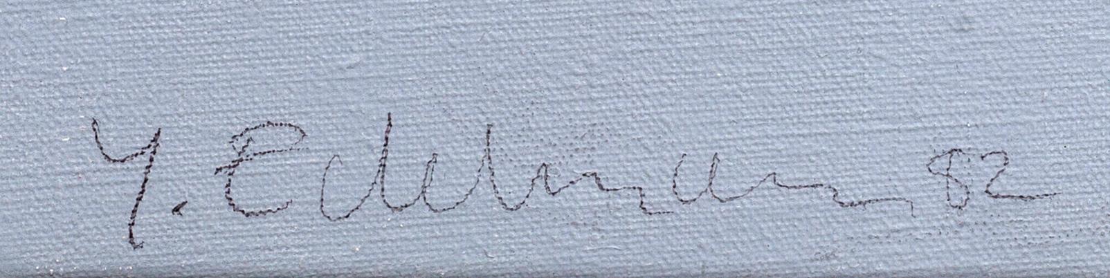 YRJÖ EDELMANN, oil on canvas, signed 82.