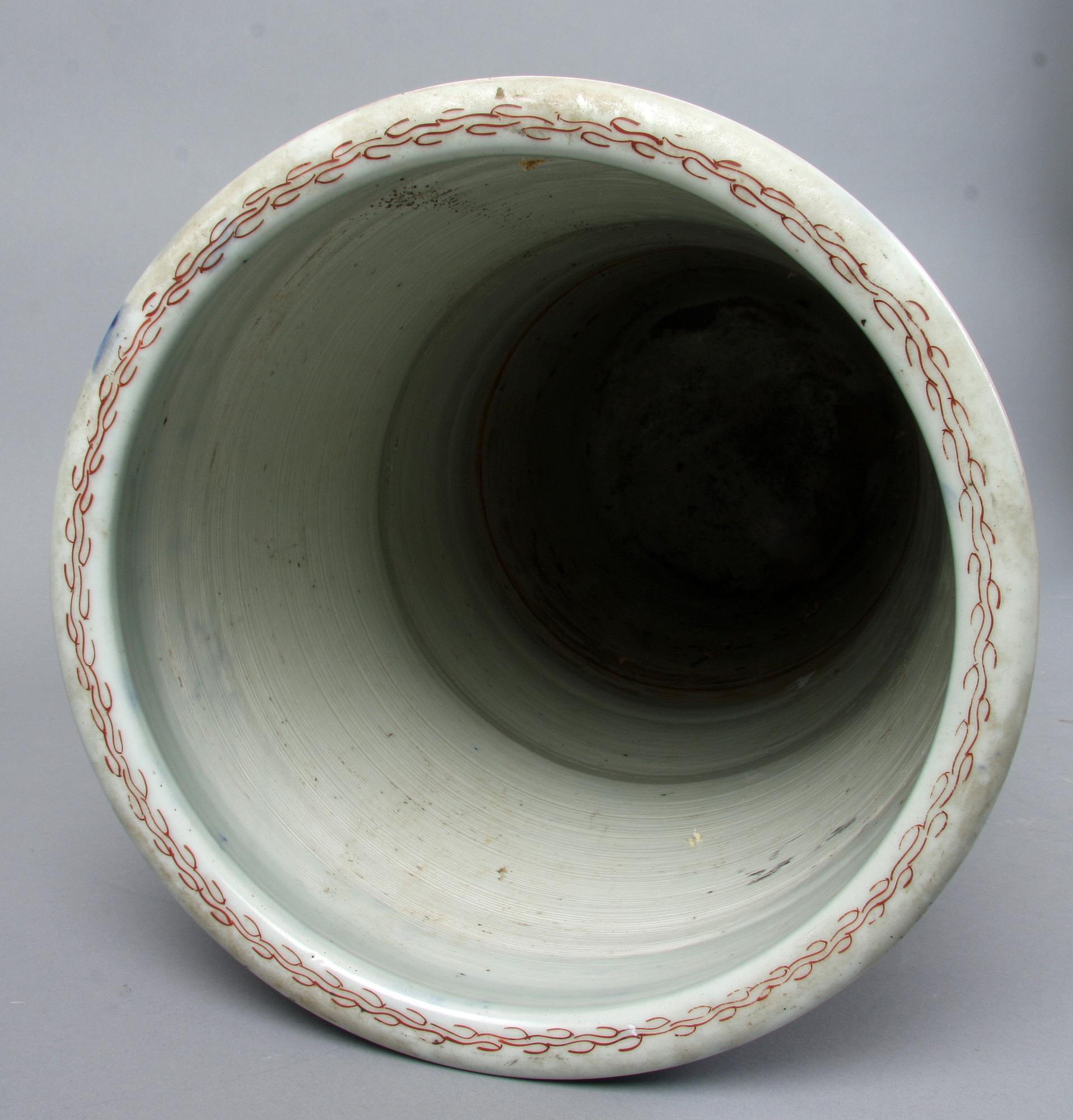 PARAPLYSTÄLL, porslin, Imari, Japan 1800/1900-tal.