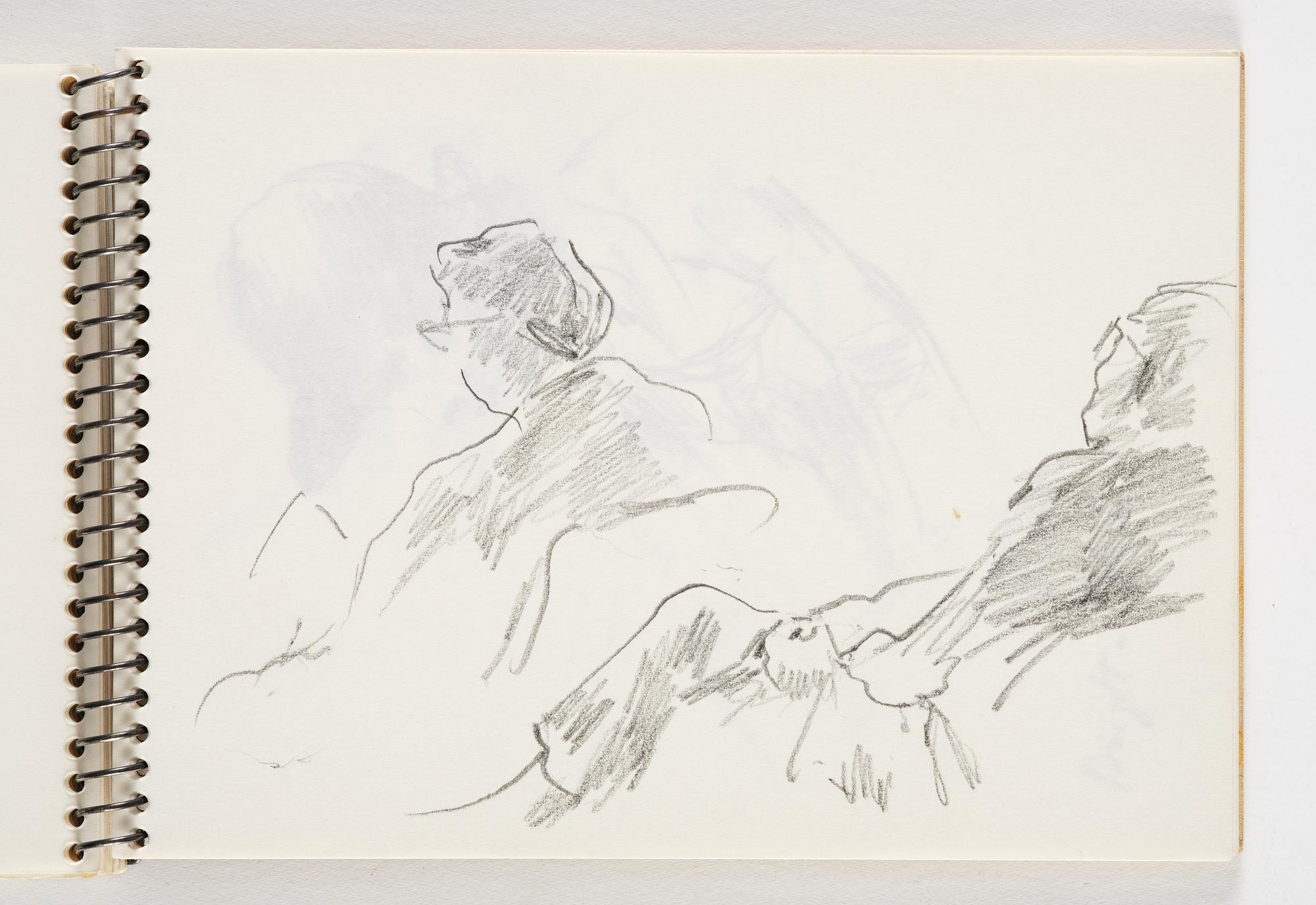 Lotte Laserstein, 4 skissböcker med blyertsteckningar.