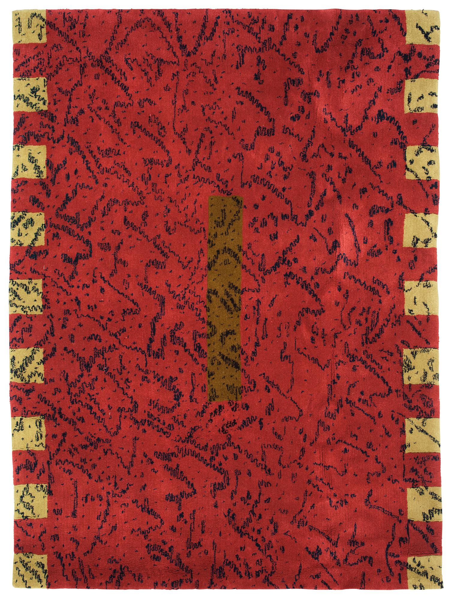 Maria Löw, MATTA. "Torner I". Robottuftad. 248 x 184,5 cm. Designad av Maria Löw 1991.