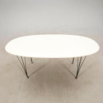 Bruno Mathsson & Piet Hein, dining table, "Superellipse" for Fritz Hansen Denmark, late 20th century.