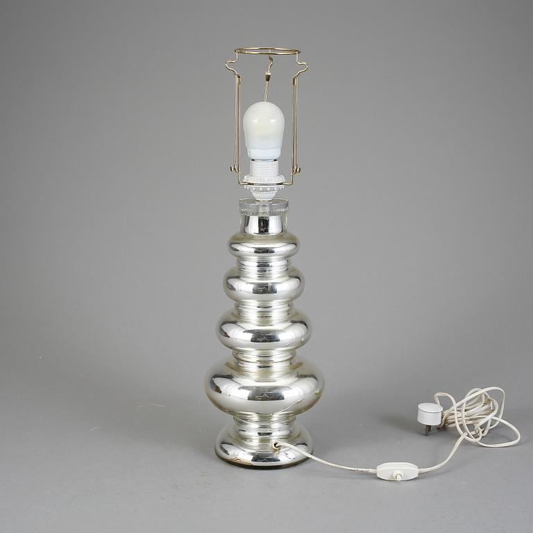 BORDSLAMPA, möjligen Monica Backström, Boda glasbruk, 1960-tal.