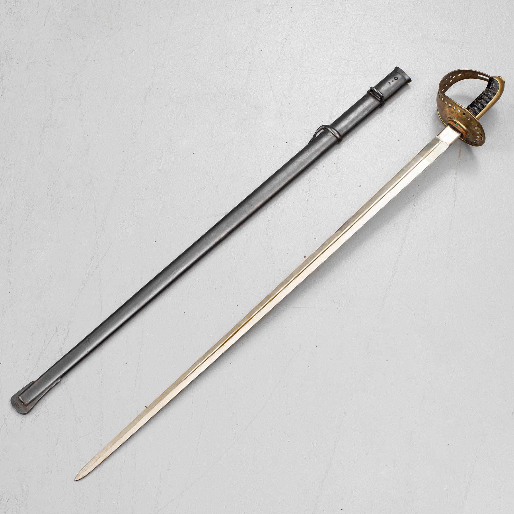 A Swedish cavalry sword, model 1893.