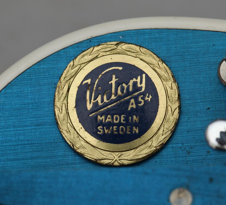 FISKERULLE, "A 54", Victory Produkter, Malmö, Sweden, emblemmärkt.