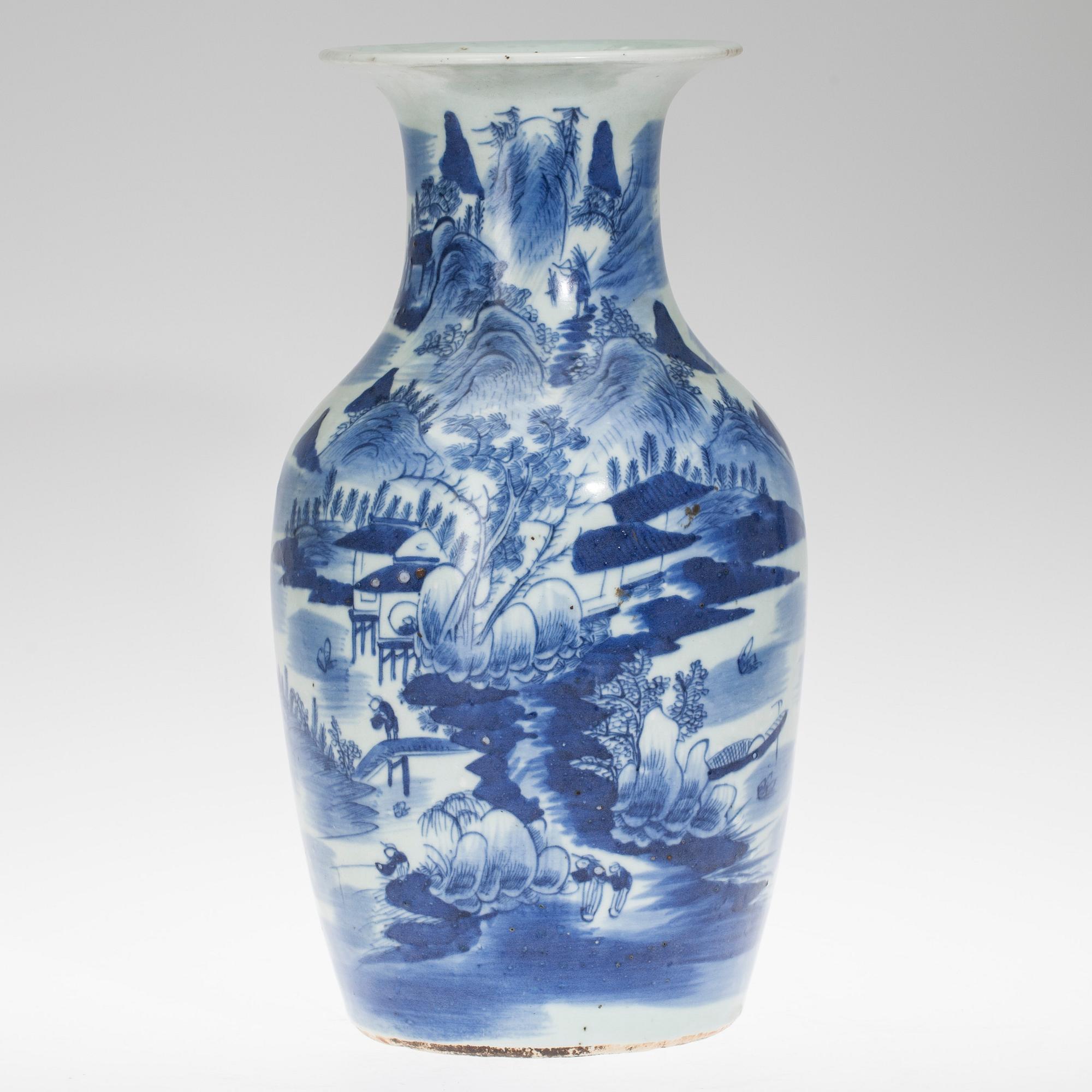 VAS, porslin, Kina 1800-tal.