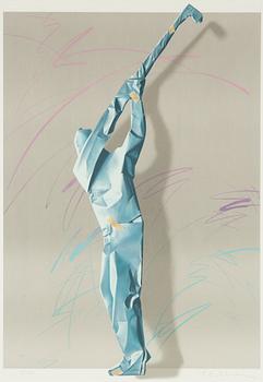 Yrjö Edelmann, "Wrapped golfer".