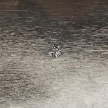 A Russian 20th century silver cruet-set, unidentified makers mark, St Petersburg 1908-1917.