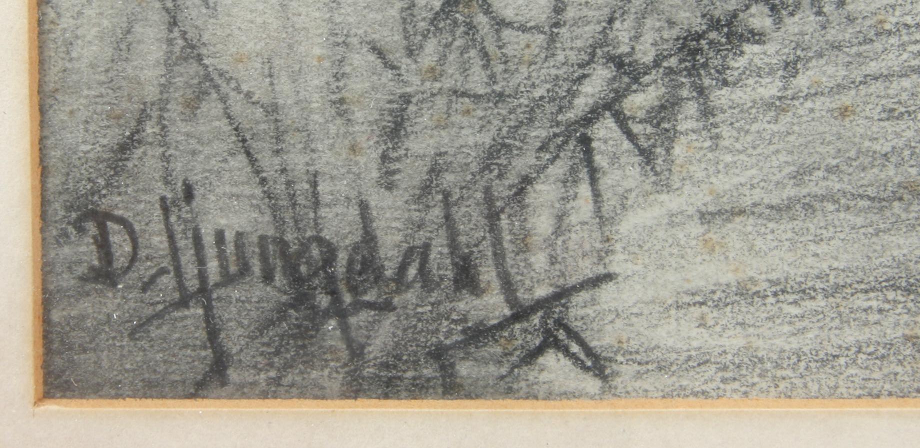 DAVID LJUNGDAHL, teckning, sign.