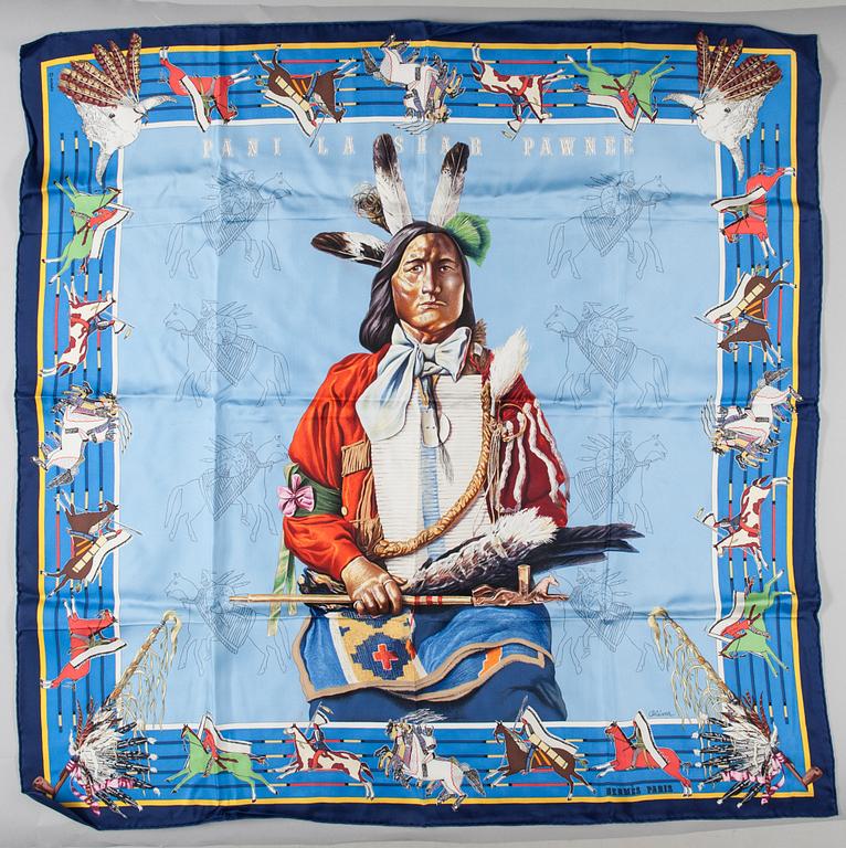SCARF, "Pani la Shar Pawnee", Hermès.
