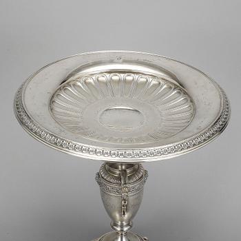 UPPSATSSKÅL, silver, firma Gustav Möllenborg, Stockholm, 1880.