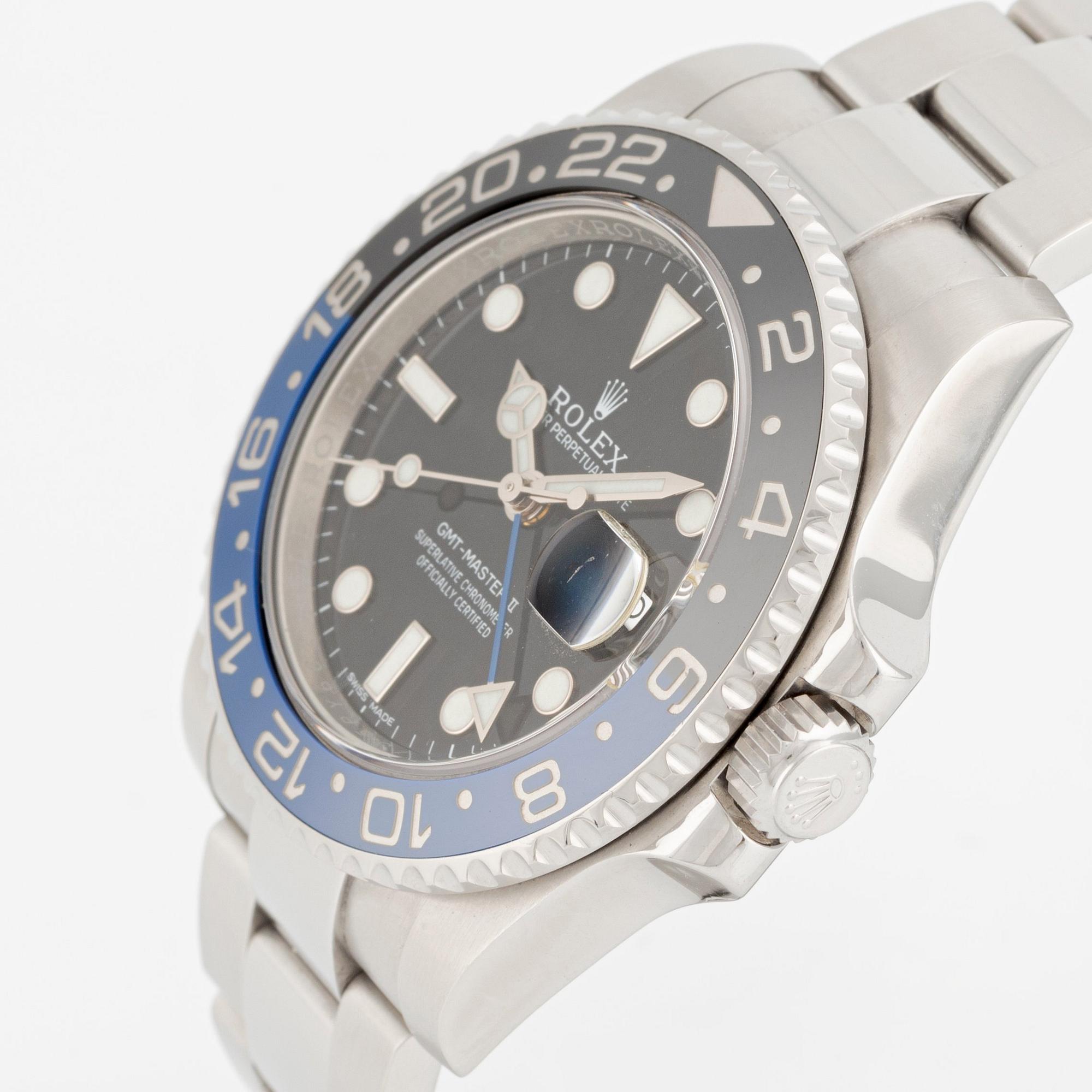 Rolex, GMT-Master II, "Batman", ca 2014.