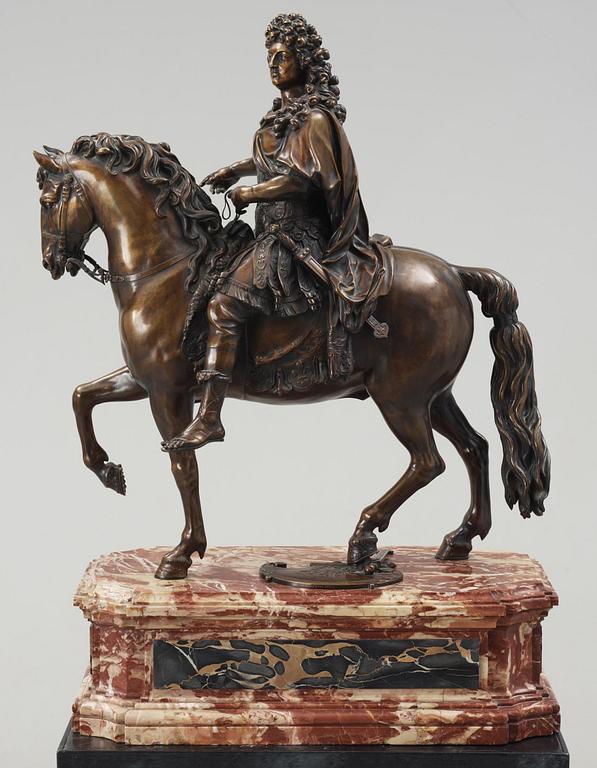 Pietro Sormani, Equestrian sculpture with Louis XIV.