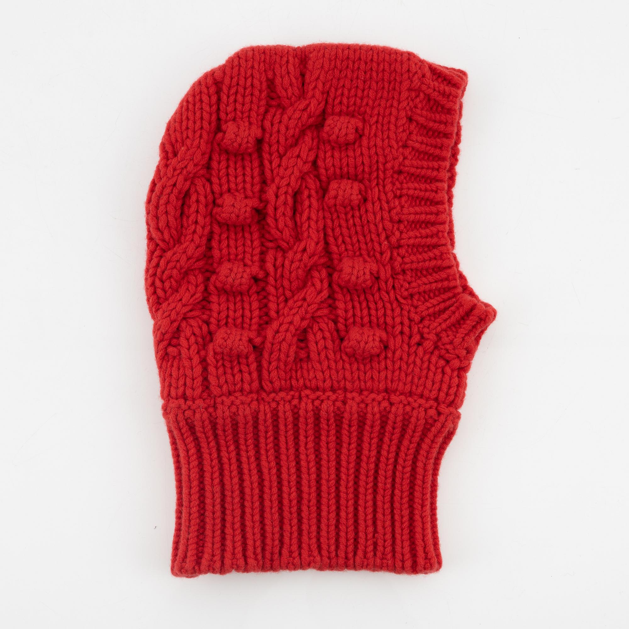 Moncler, a wool balaclava, 'Passamontagna tricot'.