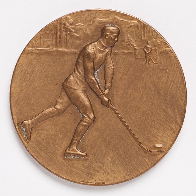 Medal, German champions, Berliner SC, in ice hockey 1920.