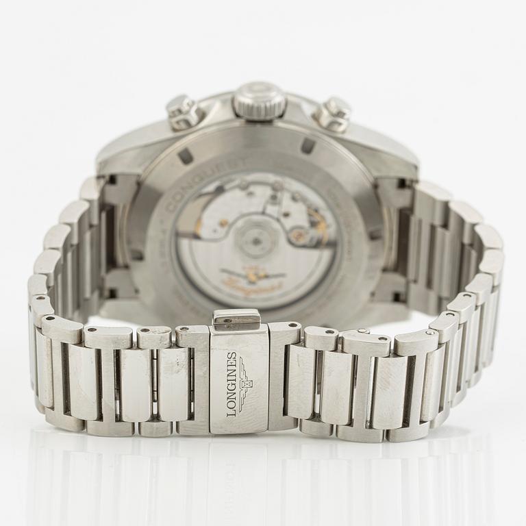 Longines, Conquest Chronograph, wristwatch, 42 mm.