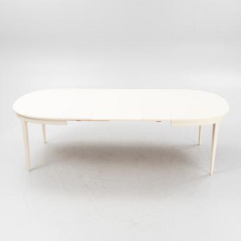 Carl Malmsten, a five piece dining group and a cabinet, modell 'Herrgården', Bodafors, Sweden, 1962.