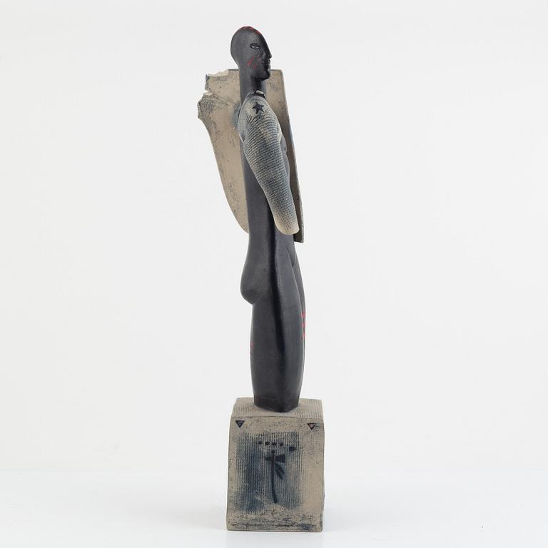 Björn Nyberg, sculpture, stoneware.