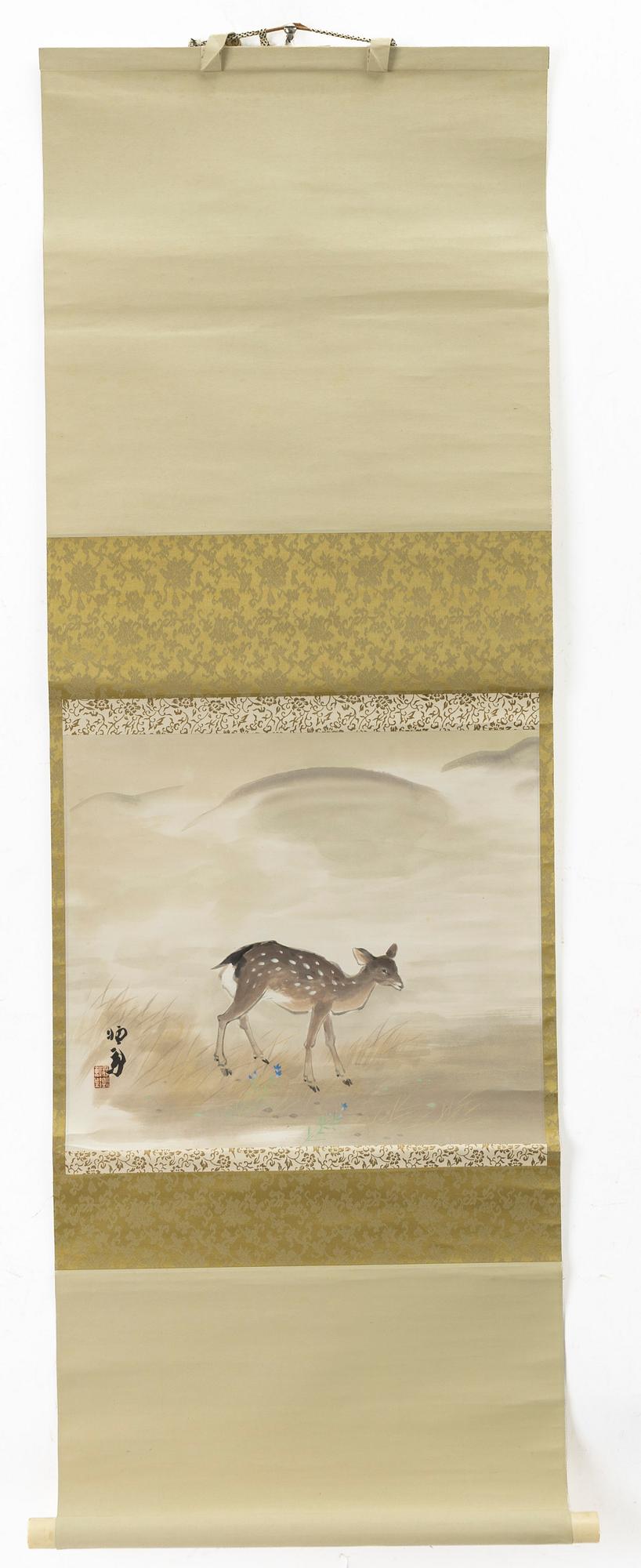 Seiho Takeuchi, Deer, Japan, 20th century.