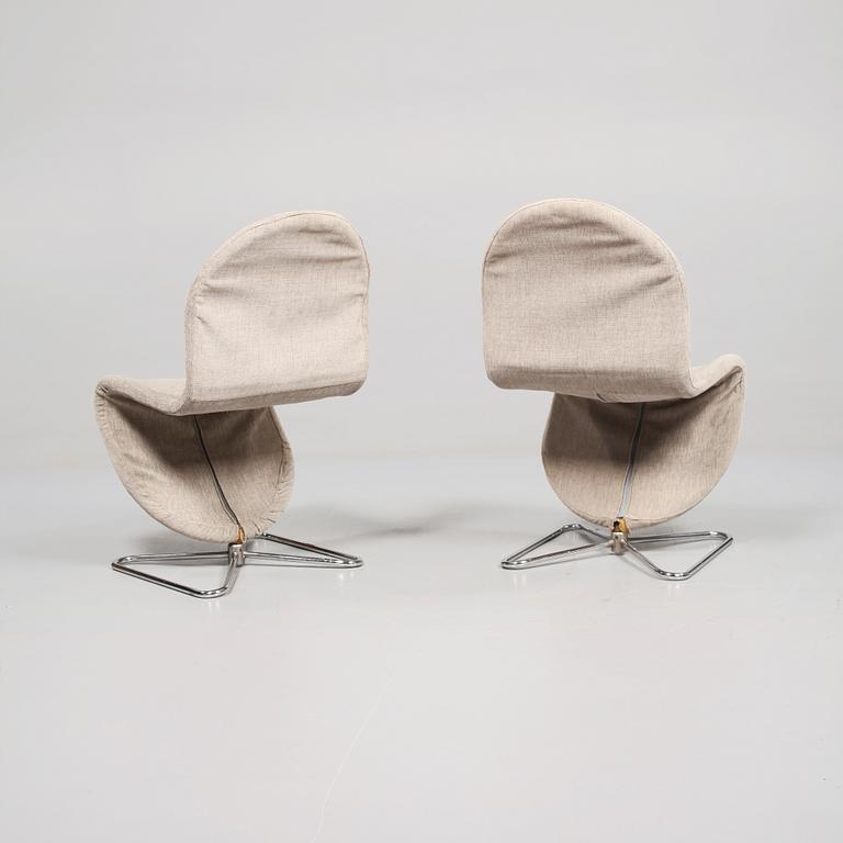 STOLAR, ett par,  "System 1-2-3", Verner Panton, 1900-talets andra hälft.