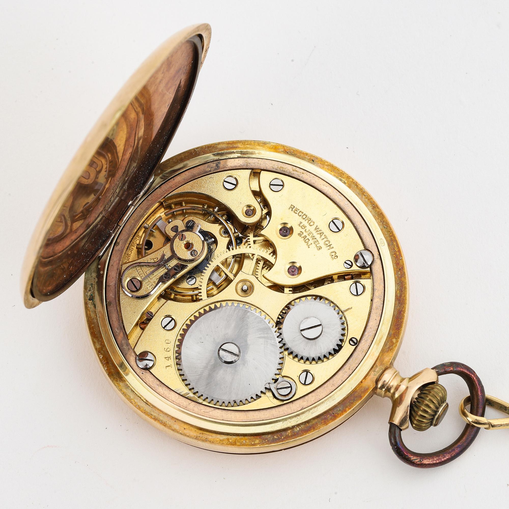 Record pocket watch top