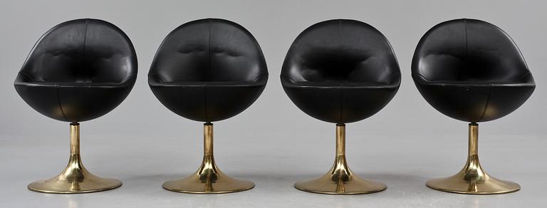 STOLAR, 4 st, "Venus", Johansson Design, 1900-talets andra hälft.