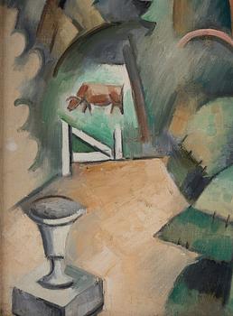 André Lhote, "La fermière et la vache/Femme au balcon".