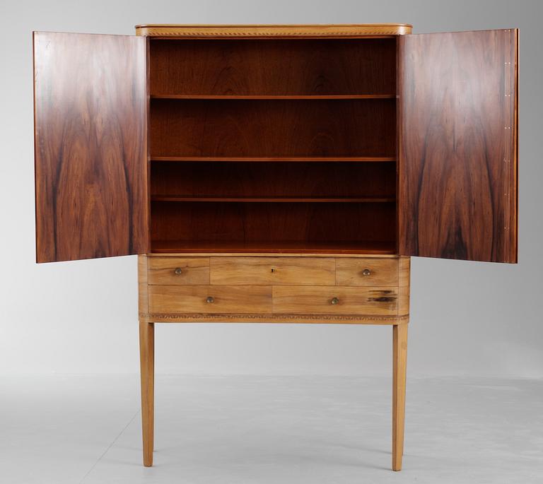 A Carl Malmsten cabinet, 'Björkhagen', 1941.