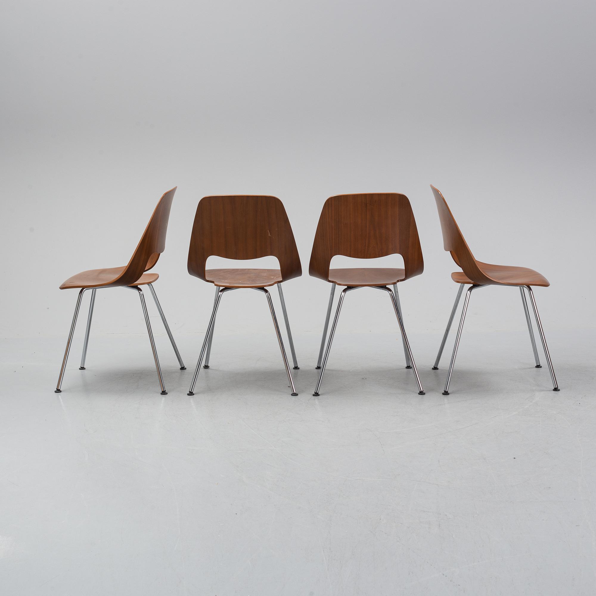 ALFREDO HÄBERLI, four 'Jill' chairs, Vitra, 2012.