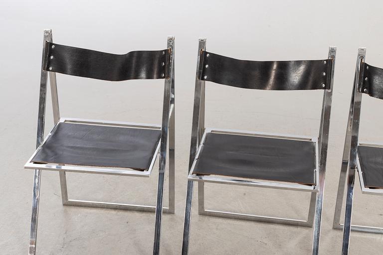 FONTONI & GERACI fällstolar 3 st "Elios" Italien 1960-tal.