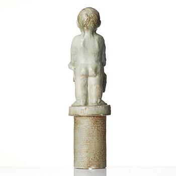 Michael Schilkin, skulptur, två delar, stengods, Arabia, Finland, 1940-tal.