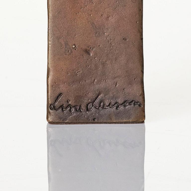 Lisa Larson, a "Meditation" bronze sculpture, Scandia Present, ca 1978, ed. 348/999.