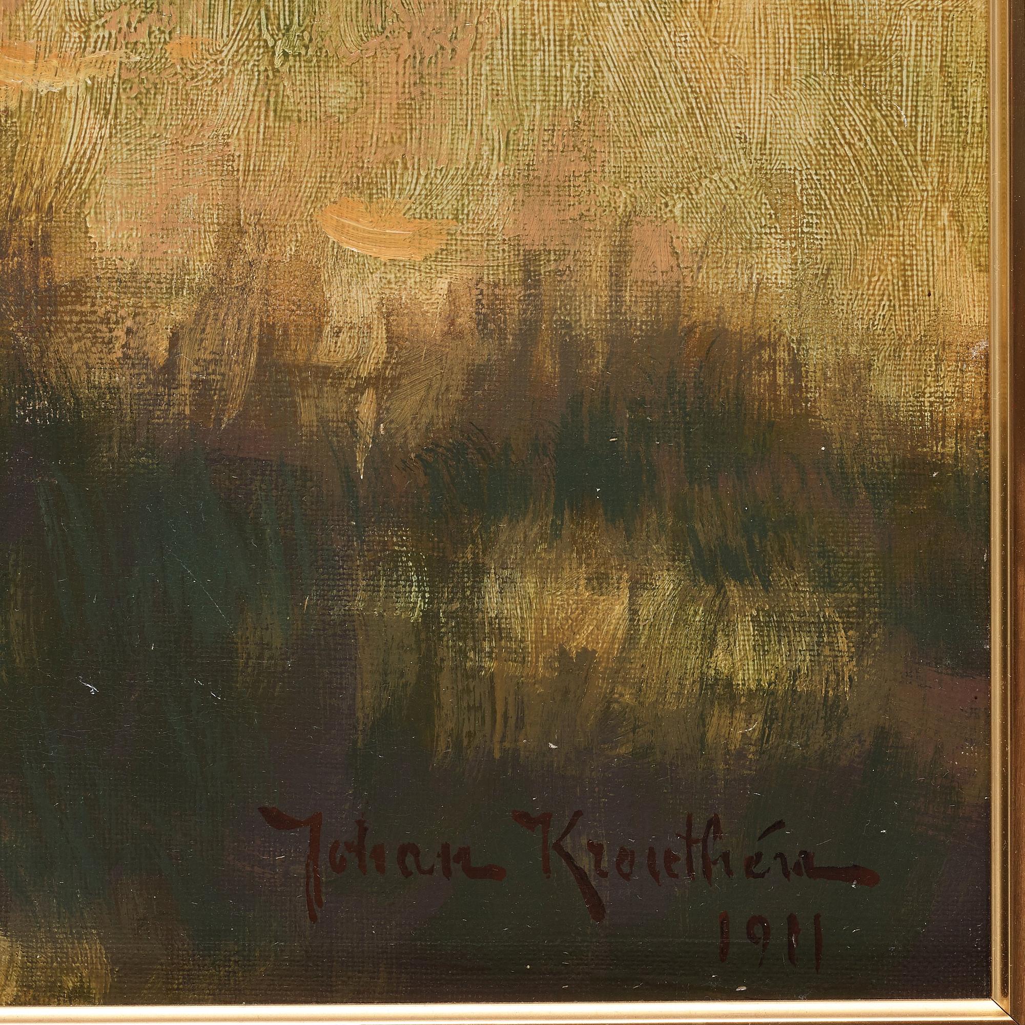 Johan Krouthén, Autumn landscape.